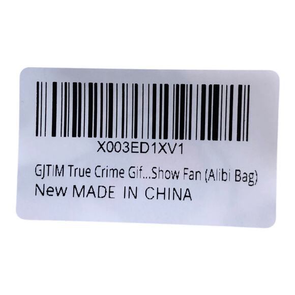 GJTIM True Crime Junkie Gift Just Here to Establish An Alibi Makeup Bag - Picture 3 of 6